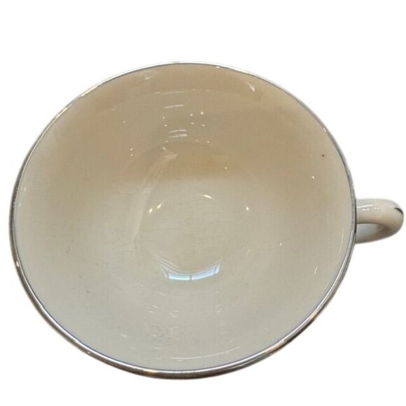 Lenox Brookdale China Set - Cup Saucer & Dinner Plate - Floral Design With Plati - Picture 6 of 13